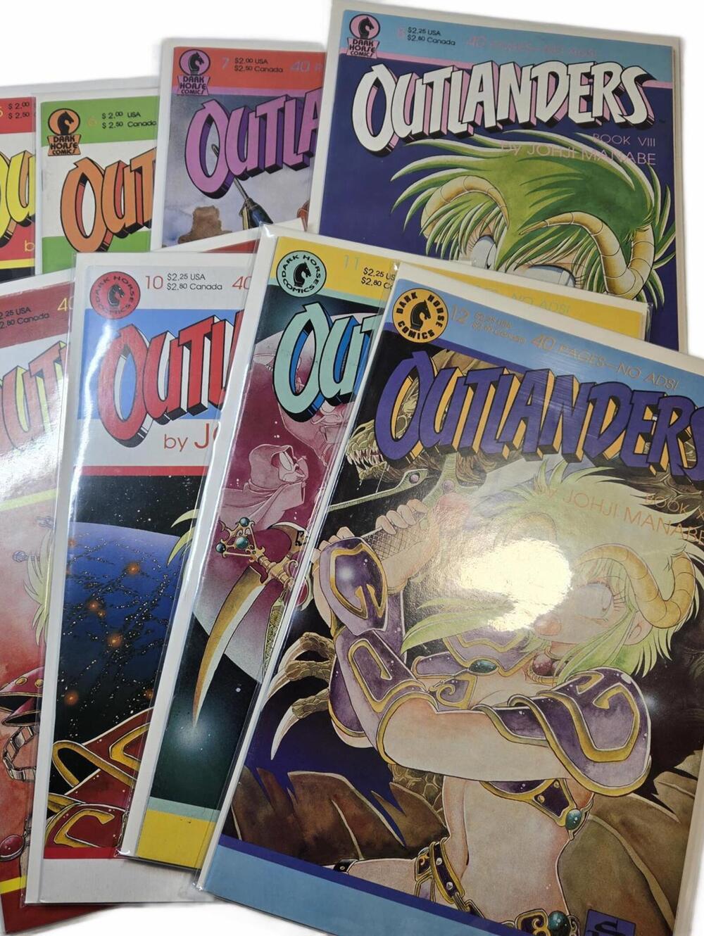 Comic / Lot of Outlanders #5 - #12 / Dark Horse / Manga / Black & White